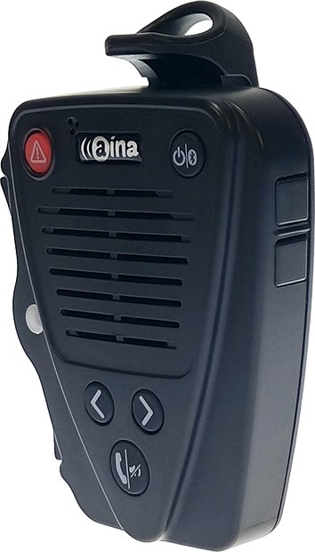 Aina Bluetooth Remote Speaker Mic for Kyocera Duraforce Pro - Black